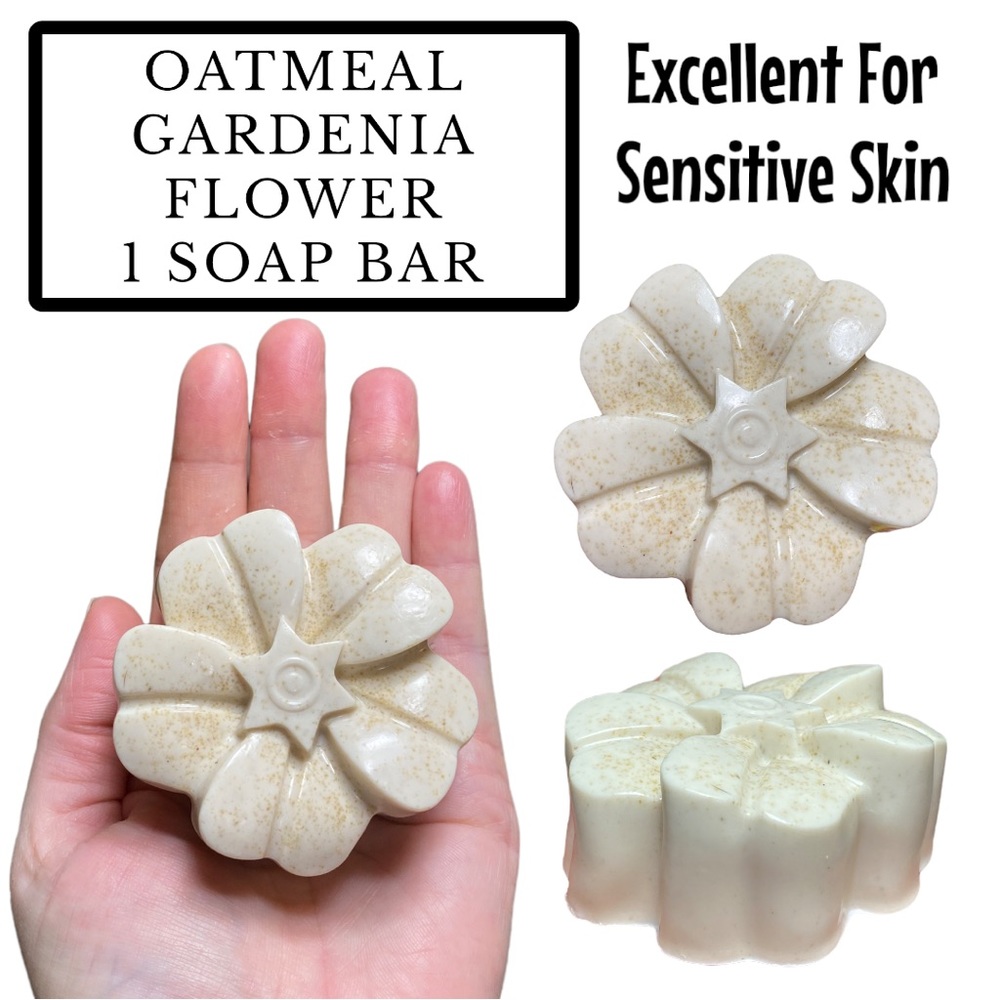 1 Bar, Gardenia Flower Soap, Handmade ( PRICE IS FIRM ) Great Gift Idea!